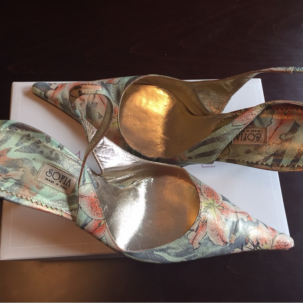 Women high hells shoes, Italian, Leather